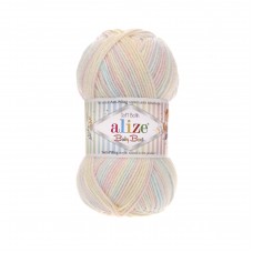 ALIZE BABY BEST BATIK 6655 светло-розовый/светло-желтый/льдинка
